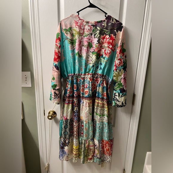 Johnny Was Gigi Patchwork Dress - Picture 8 of 9